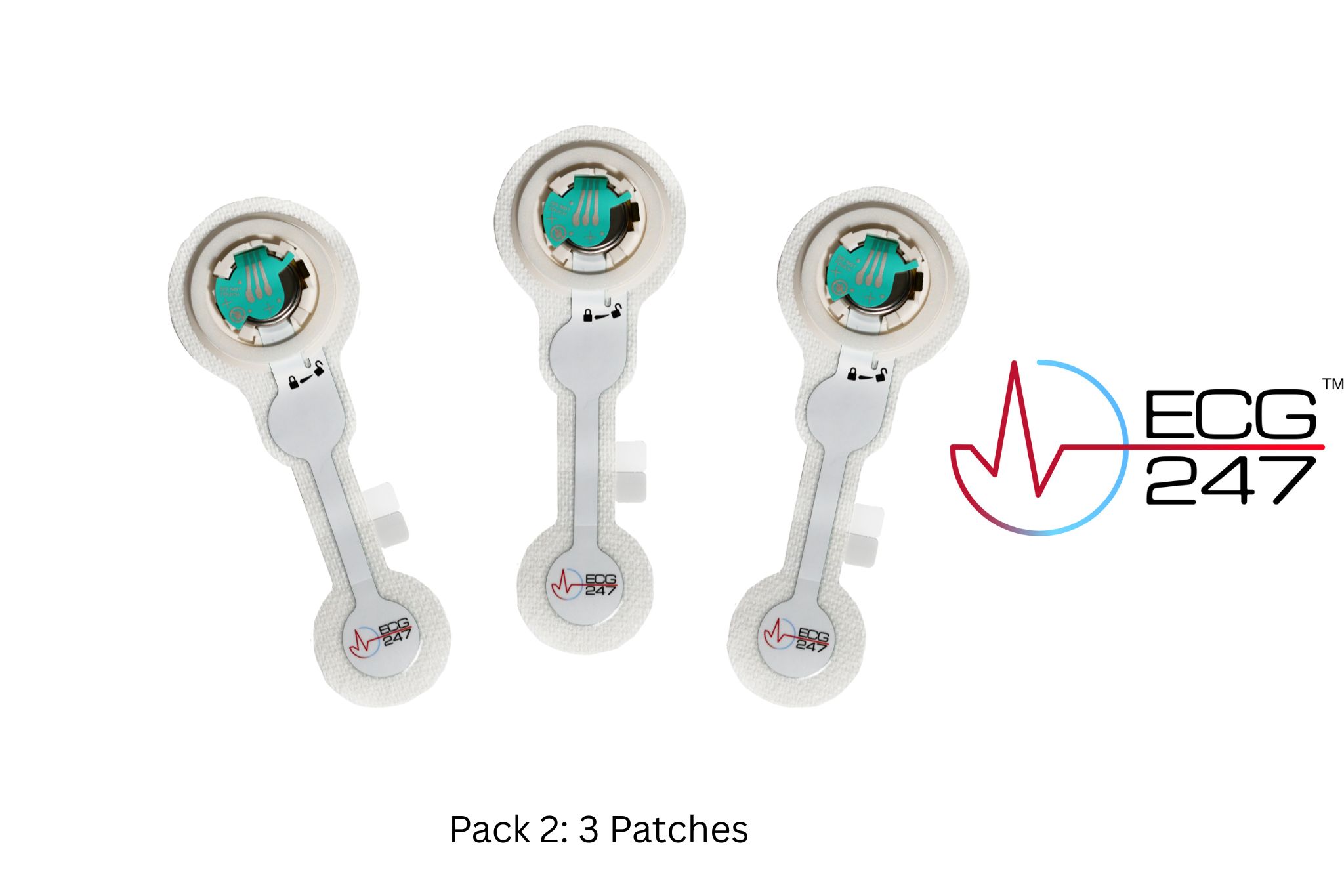 ECG247 | 3 Patches | Continuous monitoring ECG device - EGMED store ...