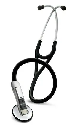 thumbnail image 2 of Replacement Diaphragm For Littmann Electronic 3100 & 3200 Stethoscopes - Black/Gray, Medical Grade Silicone 2 of 6